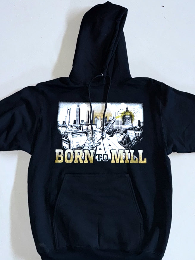 Born to Mill Front LCA back reflective