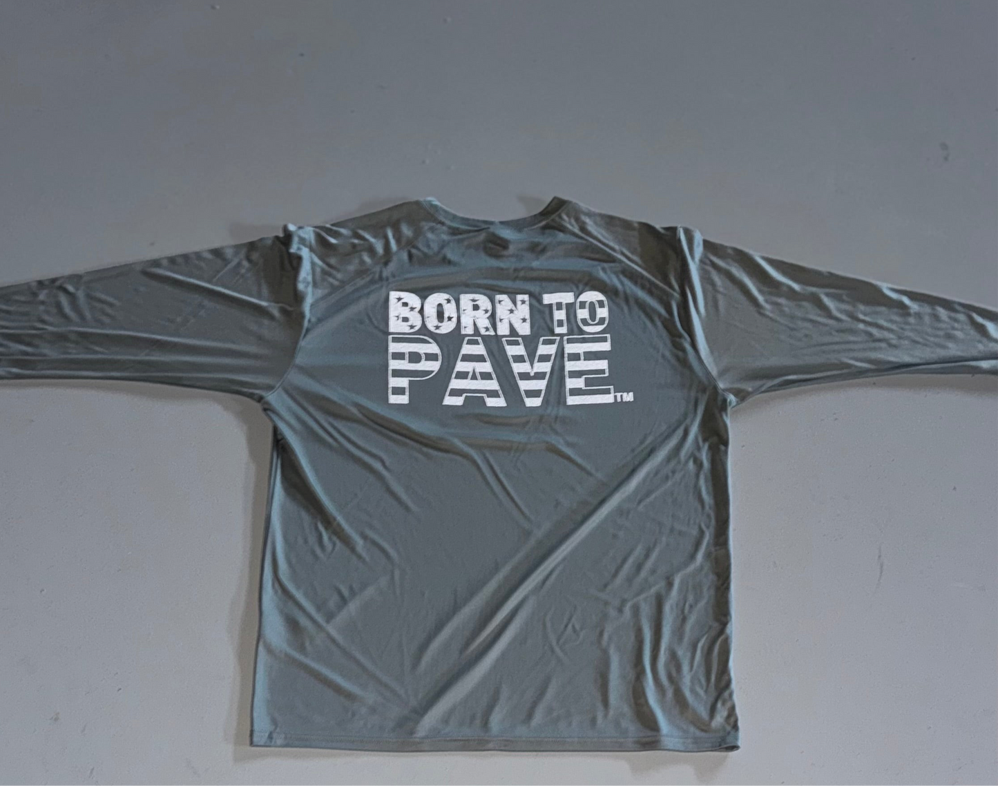 Born to Pave Fishing Shirt Reflective to Flash