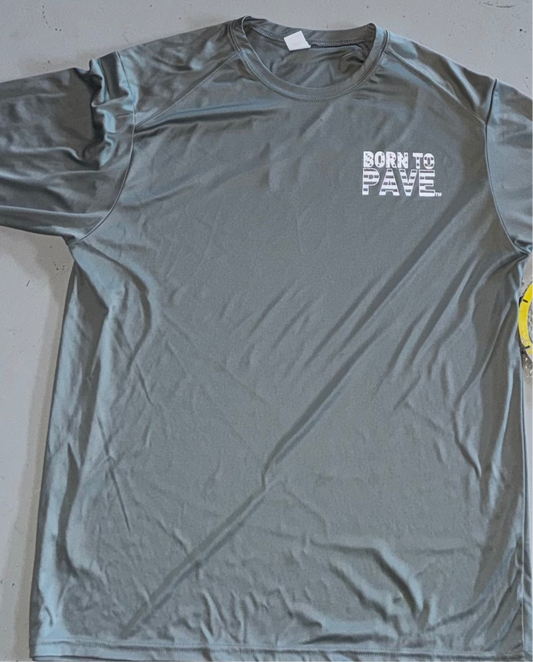 Born To Pave Fishing Shirt Lights Camera Asphalt Reflective to Flash